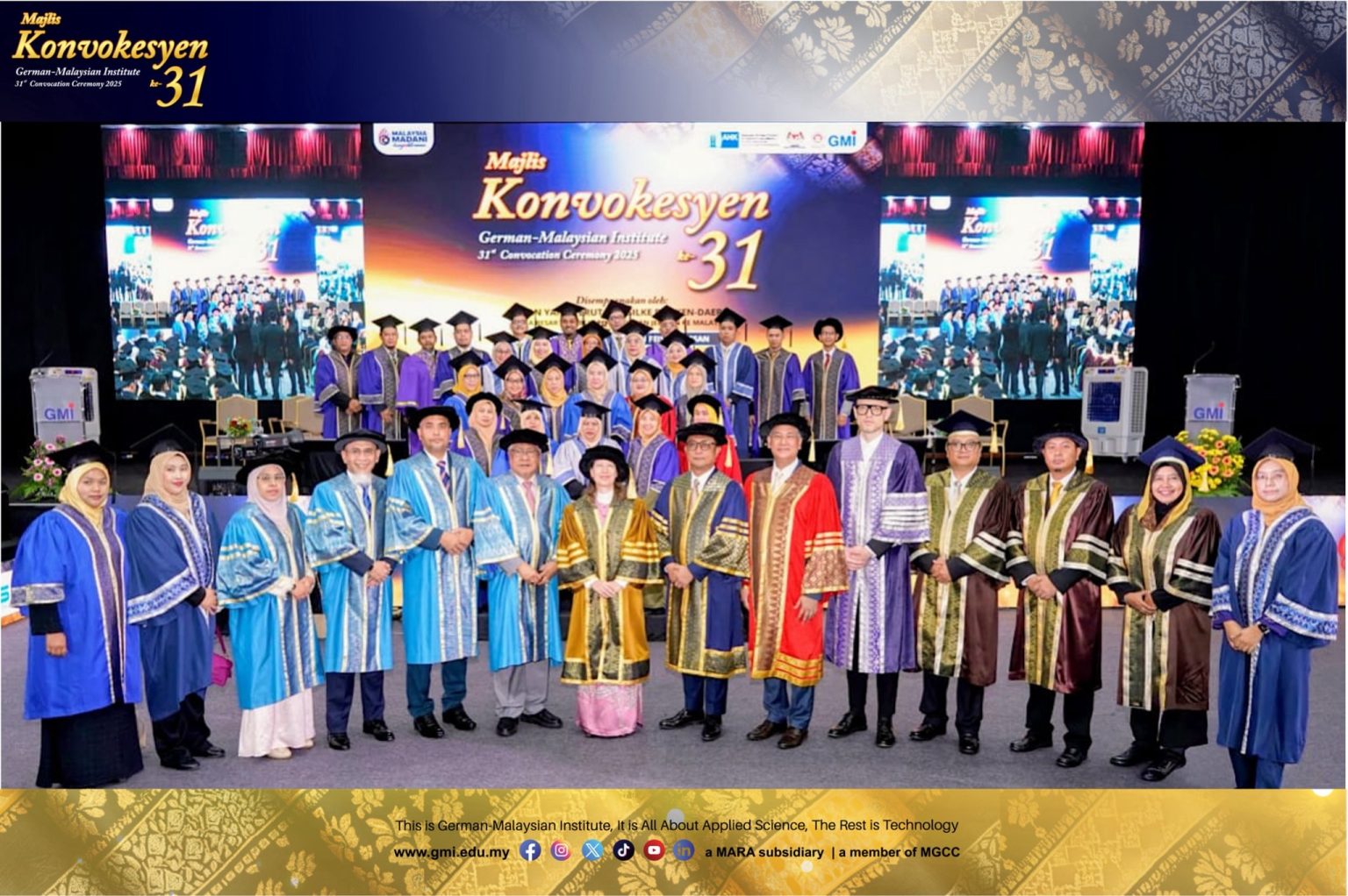 GMI Honours Graduates at 31st Convocation Ceremony 2025 - GMI-RMC